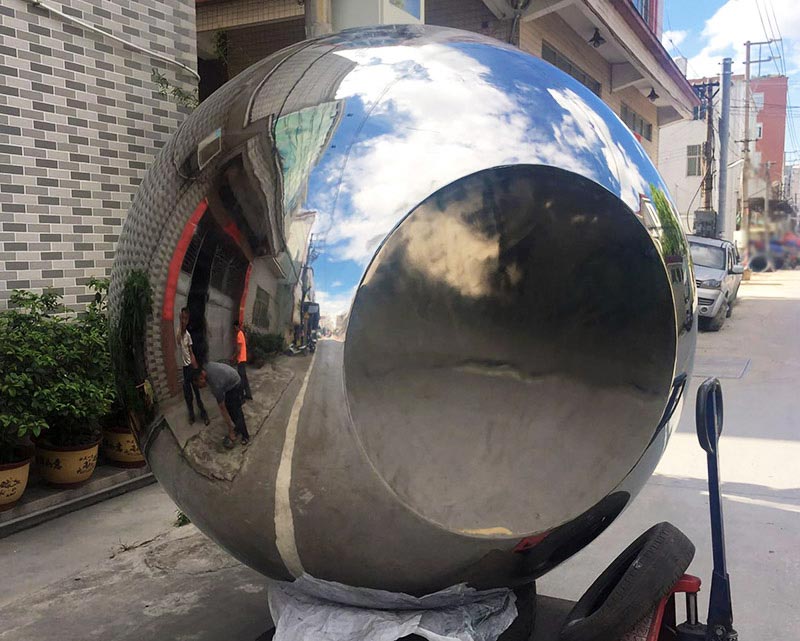 84 inch Stainless Steel Sphere Flat Bottom