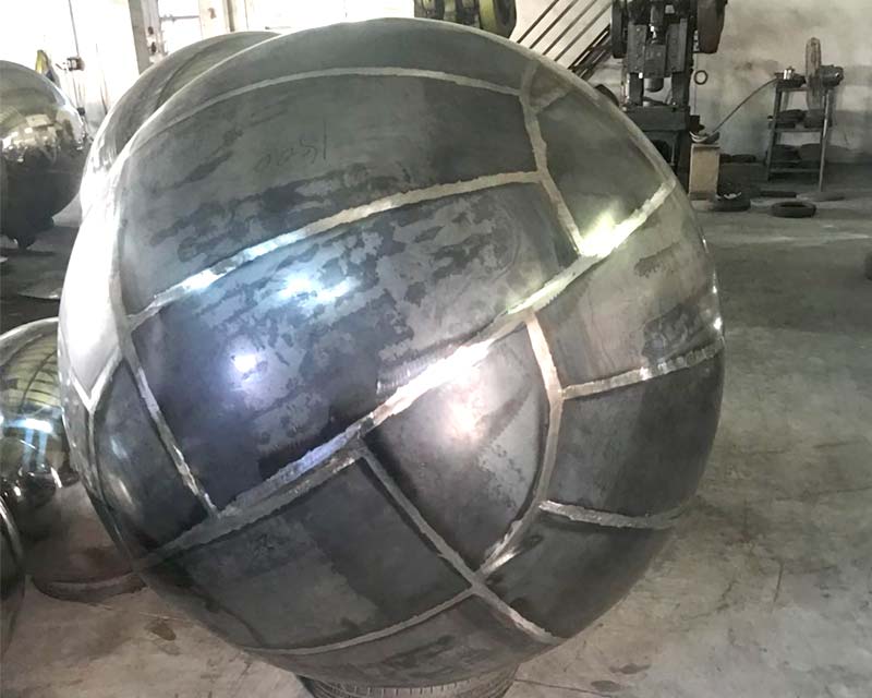 Mild Steel Sphere w/ Smooth Unpolished Finish