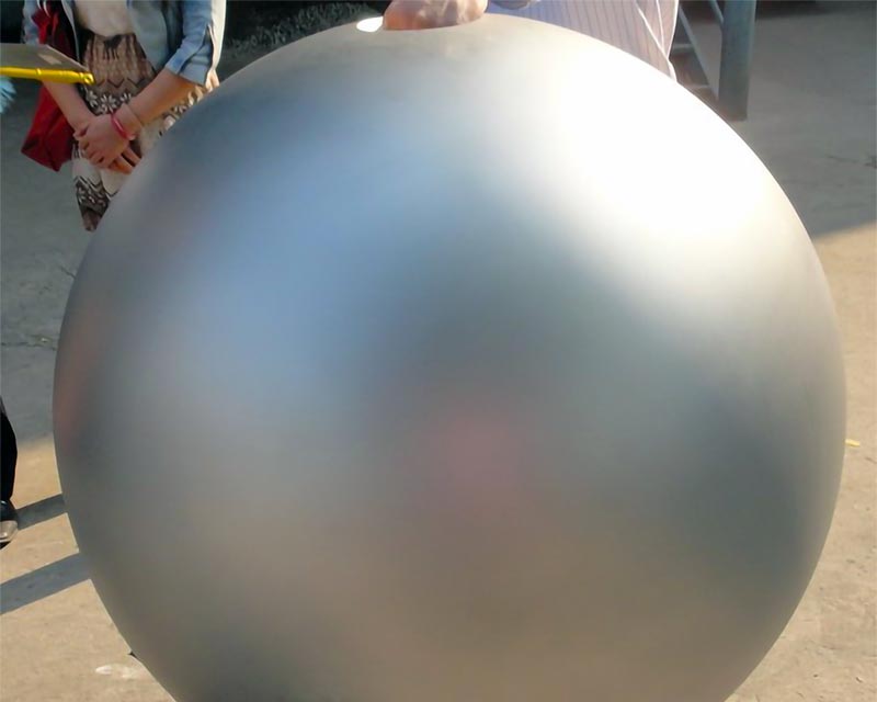 Full Surface Sandblasted Stainless Steel Sphere