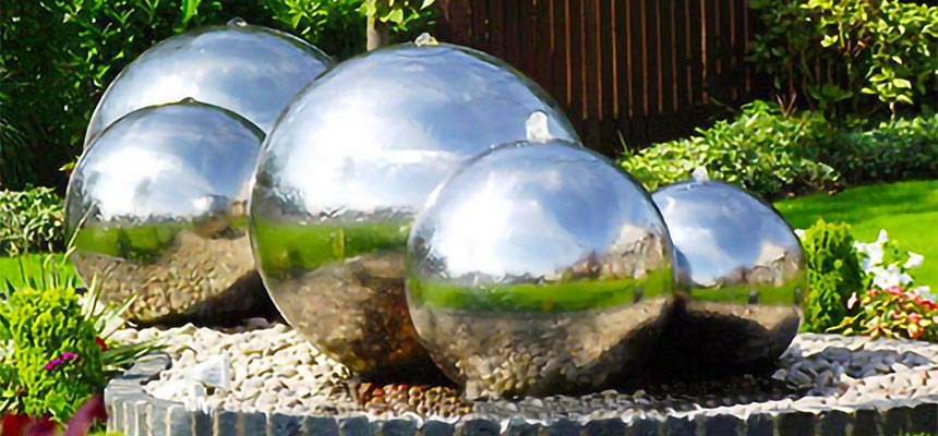 Stainless Steel Sphere Water Fountains