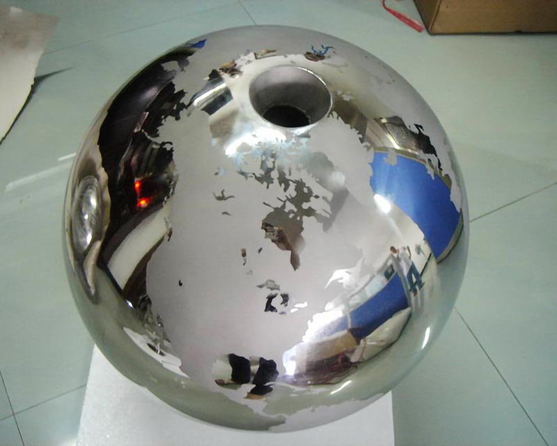 Stainless Steel World Globe Water Feature